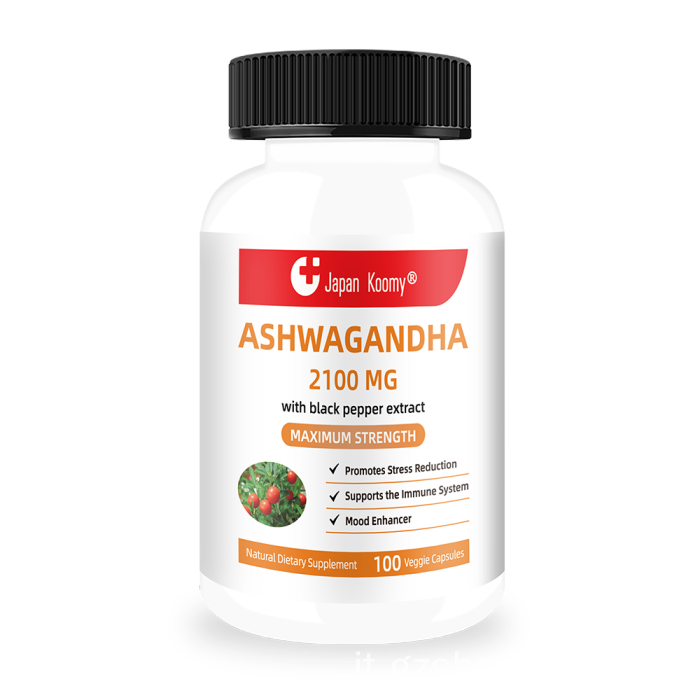Shecome Ashwagandha 2100 mg capsule per il supporto immunitario